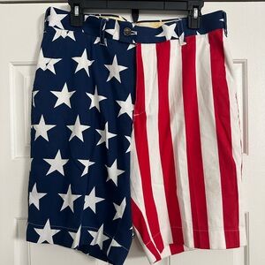 LOUDMOUTH Men’s Patriotic Golf Shorts